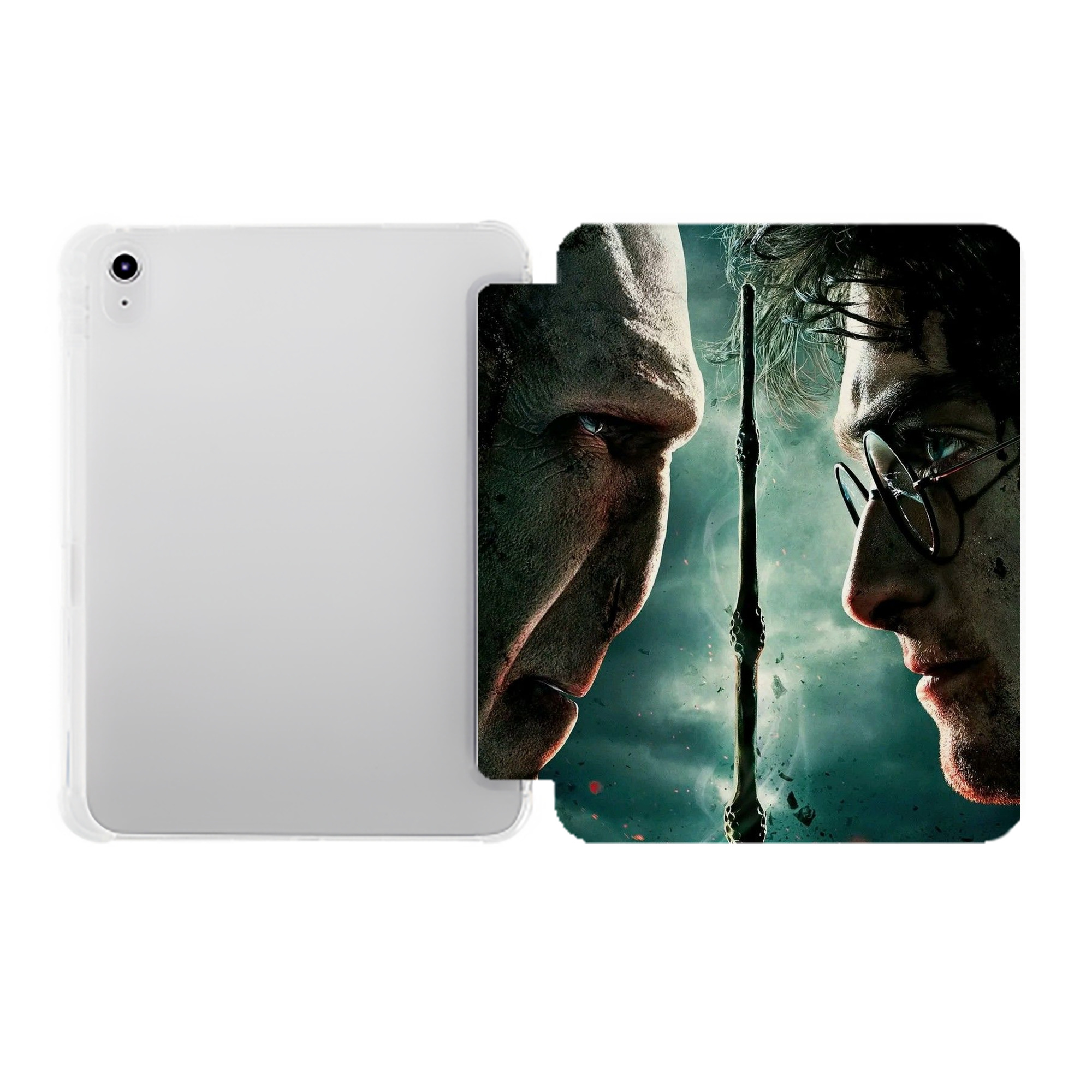 （画像用） Harry Potter ハリー・ポッターシリーズ IPad ケース ペン収納付き 三つ折りスタンド PUレザー×シリコン 対応機種9.5/10.5/10.9インチ